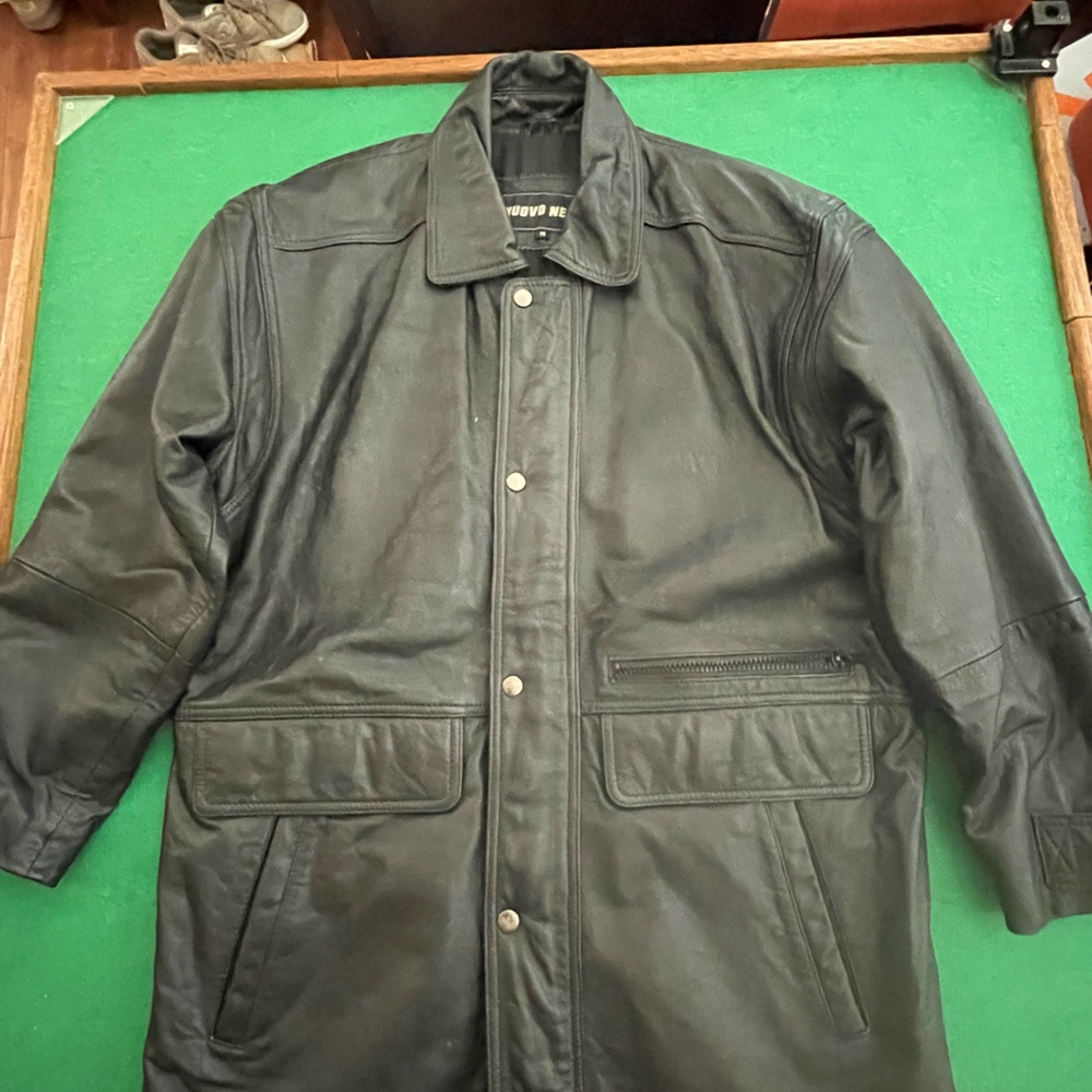 Men's Black Leather Jacket